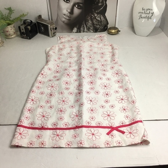 Vintage 90s Plaza South Petite Dress | Linen Blend · Cottagecore / Garden Party - Picture 2 of 10